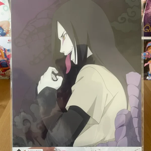 Naruto - Poster cartonnée Orochimaru A3 - Ichiban Kuji Shinobi no Kizuna (Lot F)
