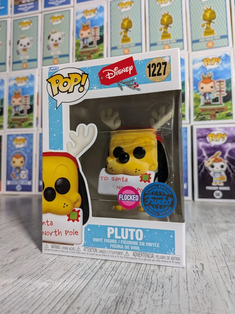 Funko Pop Disney #1227 - Pluto (Flocked)