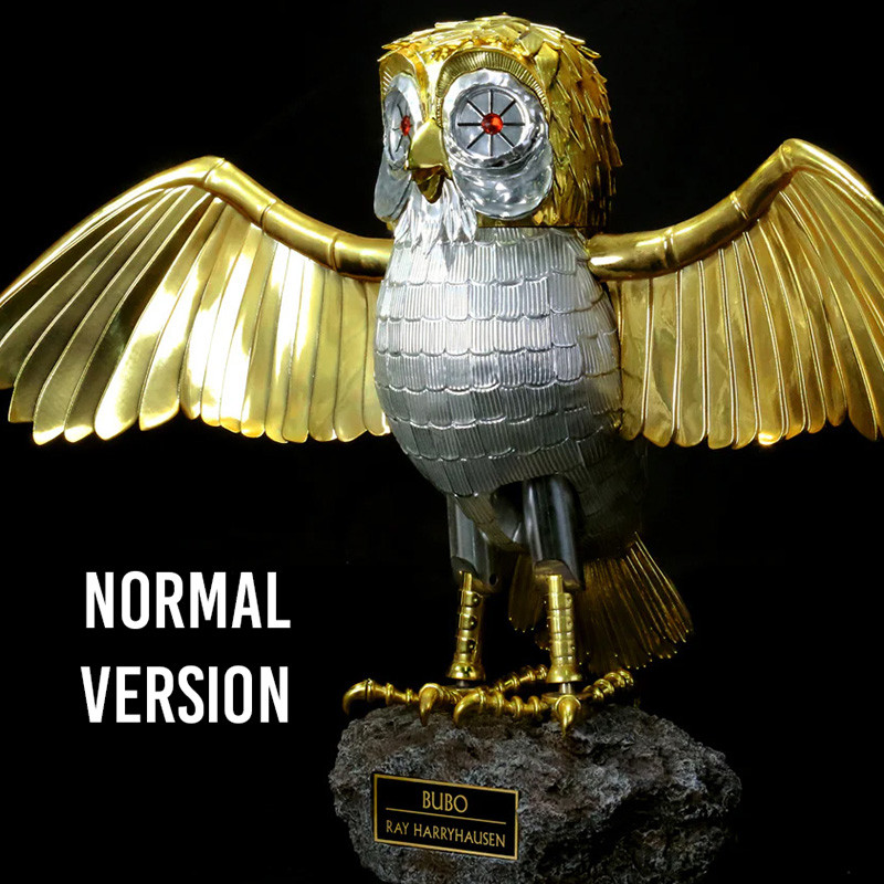 LE CHOC DES TITANS Statue Bubo Gold Patina Edition Normal Version Star Ace