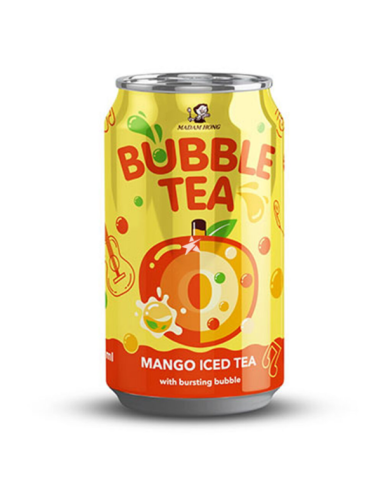 Bebida de Bubble Tea Sabor Mango 340ml