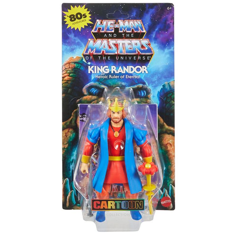 MAITRES DE L’UNIVERS Origins Figurine King Randor / Roi Randor Cartoon Collection Mattel