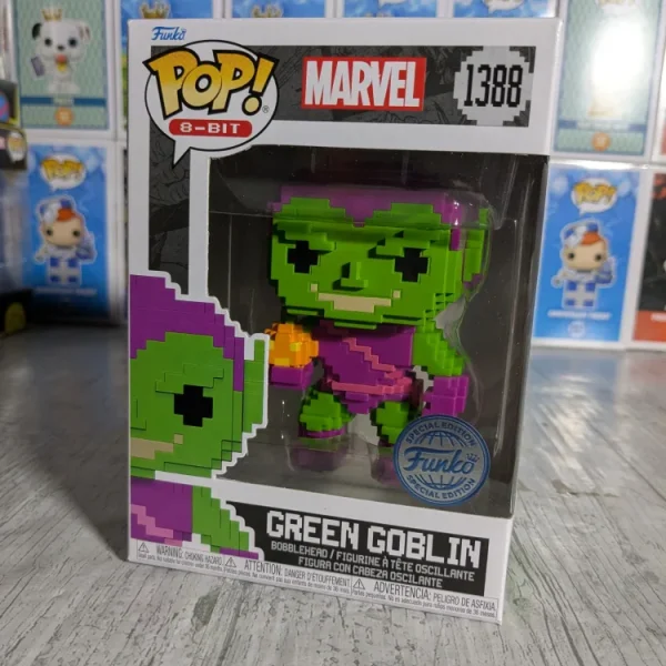 Funko pop 8-Bit Marvel #1388 - Green Goblin