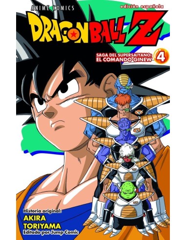 DRAGON BALL Z ANIME COMICS SAGA DEL COMANDO GINEW Nº 04/06