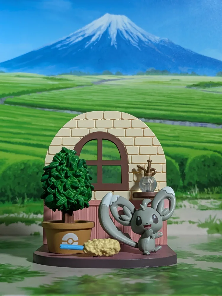 Re-Ment Pokémon - Chinchidou / Minccino - DesQ Relaxing Home