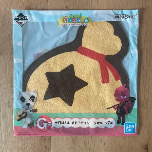 Animal Crossing – Bell Bag Towel Ichiban Kuji Kimamana Shima Seikatsu 25 cm