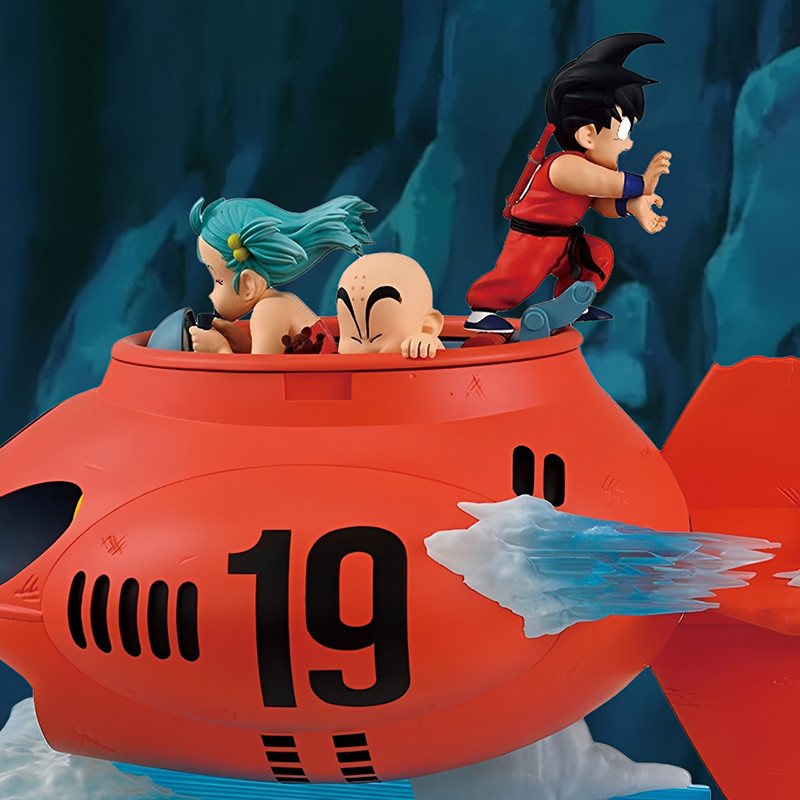 DRAGON BALL Figurine Son Goku Bulma & Krillin Ichibansho vs Red Ribbon Army Bandai