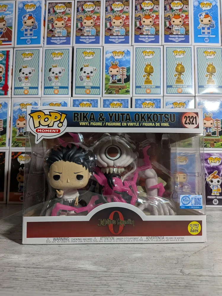 Funko pop Jujutsu Kaisen #2321 - Rika & Yuta Okkotsu (Glow)