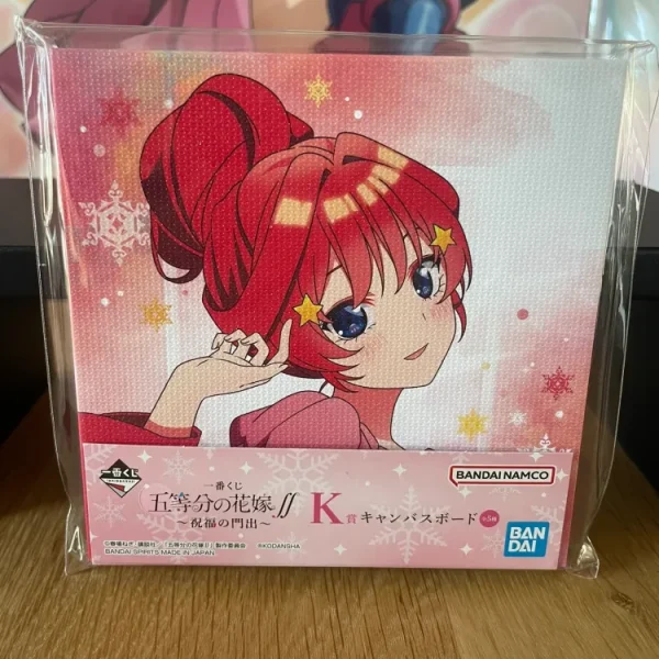The Quintessential Quintuplets – Canvas Board Itsuki Nakano Ichiban Kuji Shukufuku no Kadode 11 cm