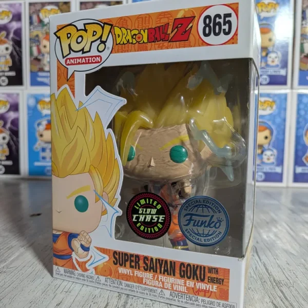 Funko pop Dragon Ball Z #865 - Super Saiyan Goku with Energy (Chase)