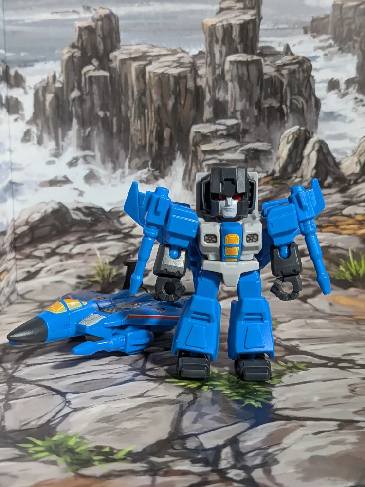 Blokees - Transformers Galaxy Shining (DV01) - Thundercracker Bundle (Robot & Vehicle) (~4-6cm)
