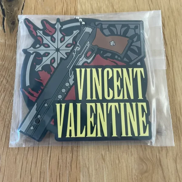 Final Fantasy - Vincent Valentine Rubber Keychain 7 cm