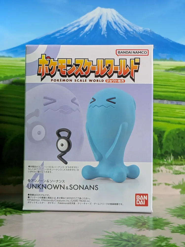 Pokémon Scale World Johto - Zarbi & Qulbutoké | Unown & Wobbuffet (Neuf)