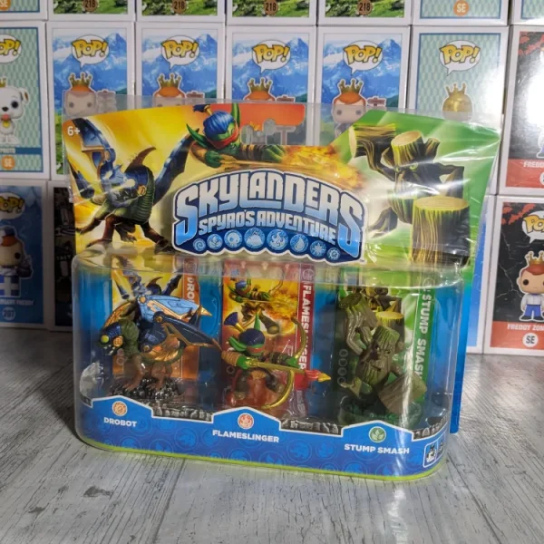 Skylanders Spyro's Adventure - Triple Pack (Drobot / Flameslinger / Stump Smash)