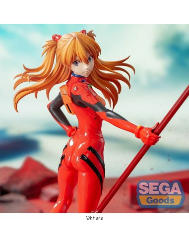 ASUKA SHIKINAMI LANGLEY SPEAR OF CASSIUS FIGURA 20 CM EVANGELION 3.0 + 1.0 THRICE UPON A TIME
