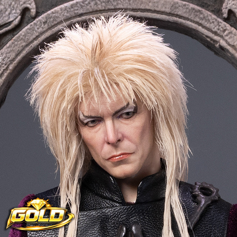 LABYRINTHE Figurine Jareth le Roi des Gobelins Deluxe Gold Edition Infinite Statue