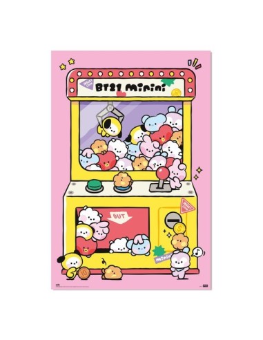 POSTER BT21 ARCADE MACHINE