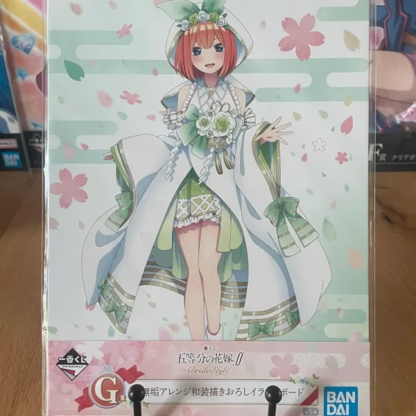 The Quintessential Quintuplets – Visual Board Yotsuba Nakano Ichiban Kuji Bride Style 18 x 26 cm