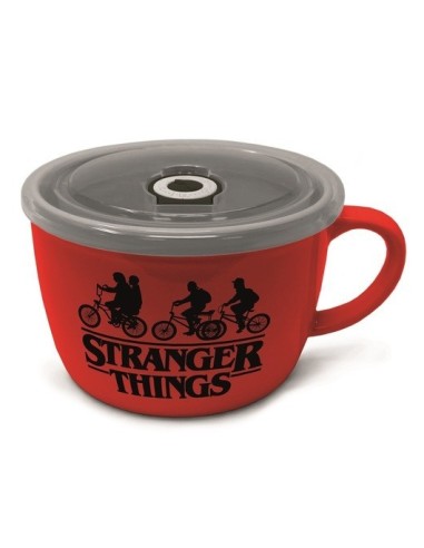 TAZA STRANGER THINGS LOGO ROJA