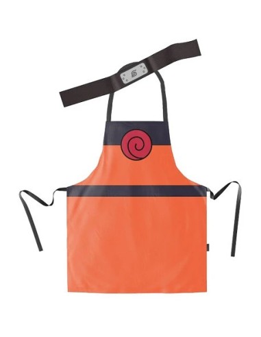 Delantal y bandana Naruto Shippuden