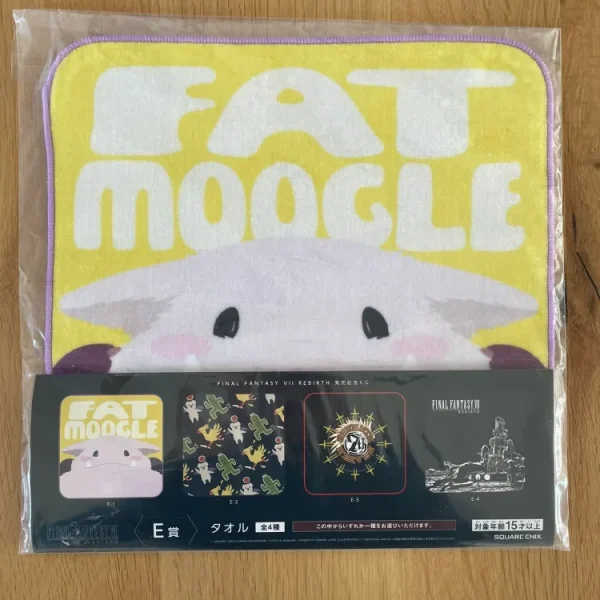 Final Fantasy VII Rebirth - Ichiban Kuji - Lot E-1 Towel 25*25cm Fat Moogle Mog