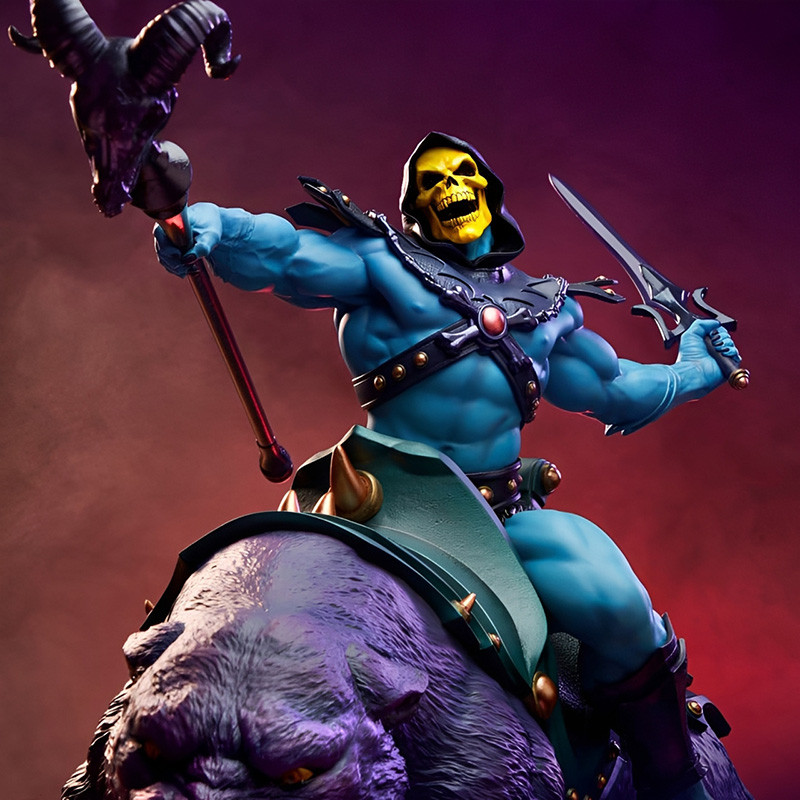 MAITRES DE L’UNIVERS Statue 1/4 Skeletor & Panthor Tweeterhead