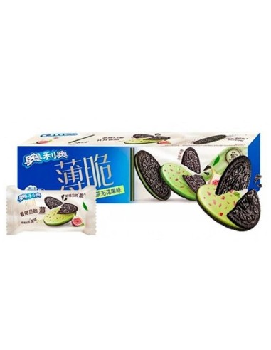 Galletas OREO Rellenas De Crema Sabor Higo y Té Matcha97g