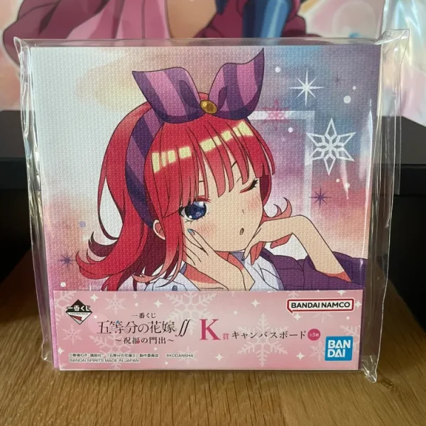 The Quintessential Quintuplets – Canvas Board Nino Nakano Ichiban Kuji Shukufuku no Kadode 11 cm