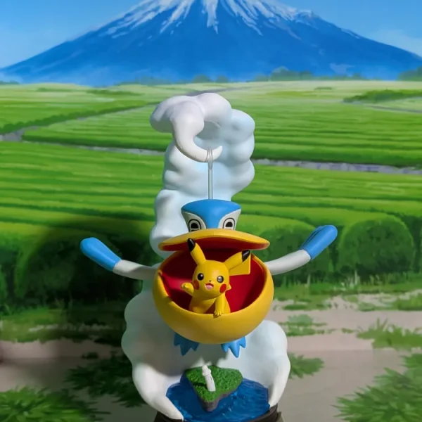 Re-Ment Pokémon Swing Vignette Collection Vol.3 - Pikachu & Bekipan | Pelipper (~10cm)