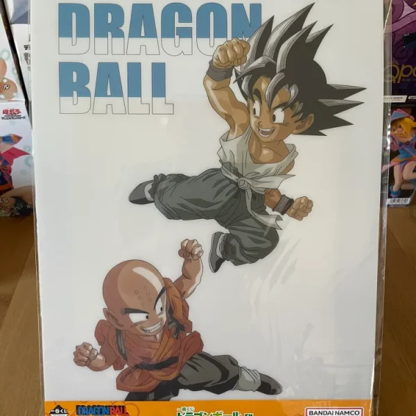 Dragon Ball - A3 plastic poster Goku & Krillin - Ichiban Kuji Gekitou!! Tenkaichi Budoukai (Batch I)