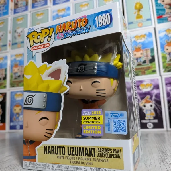 Funko pop Naruto Shippuden #1980 - Naruto Uzumaki Sasuke's Paw Encyclopedia (SC2025)