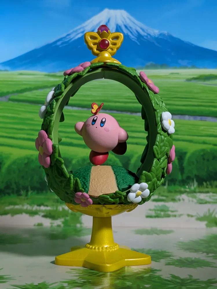 Re-Ment - Kirby OVALTIQUE COLLECTION - Kirby with Butterfly