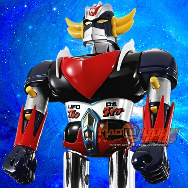 GOLDORAK Chogokin Deluxe Grendizer & Spazer Popy / Bandai Second Tirage
