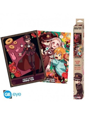HANAKO-KUN El fantasma del lavabo - Set 2 Chibi Posters - Series 1 (52x38)