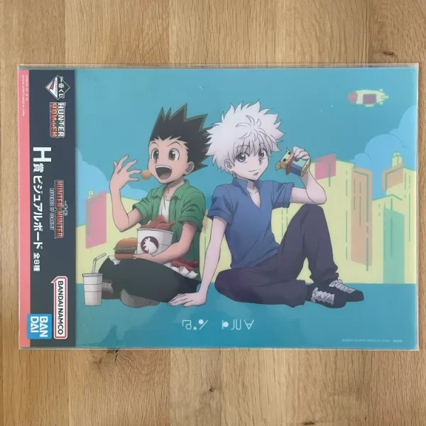 Hunter x Hunter - Ichiban Kuji - Revange of Scarlet Lot H Affiche Clear Poster Visual Board A3 Gon Kurapika