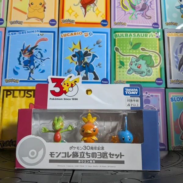 Pack MonColle Takara Tomy - Starters Hoenn | Exclusivité Pokémon Center - Journey Trio Set