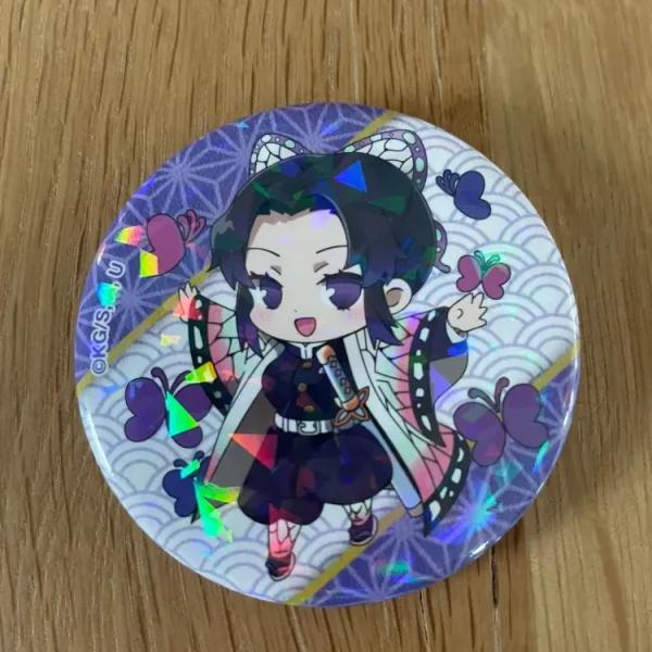 Demon Slayer – Badge Shinobu Kocho Eforume Deco vol.3 Hologram Banpresto