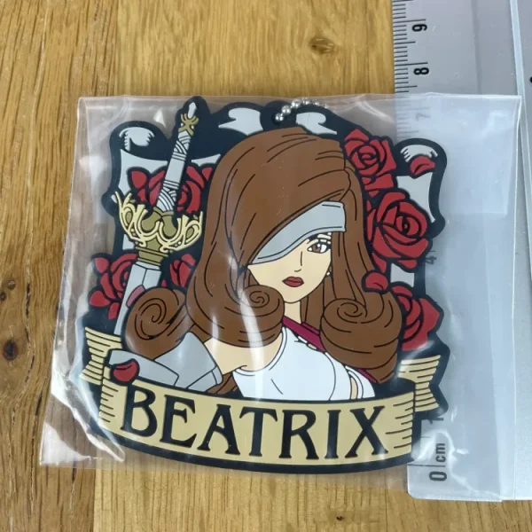 Final Fantasy IX – Porte-clés Beatrix Rubber Keychain 7 cm 25th Anniversary Lottery (Lot F)