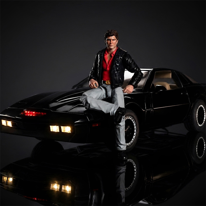 K2000 Réplique K.I.T.T. & Michael Knight 1/12 Ramen Toy