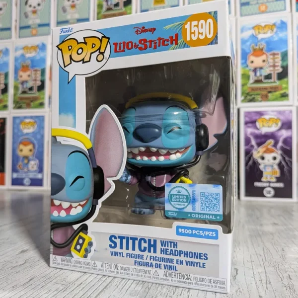 Funko Pop Disney #1590 - Stitch with Headphones (9500PCS)