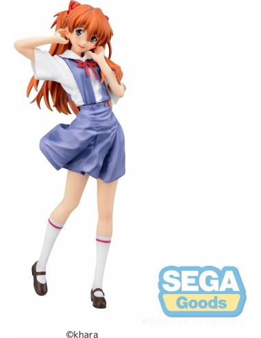 ASUKA UNIFORM VERSION FIGURA 21 CM REBUILD OF EVANGELION XSTELLAR