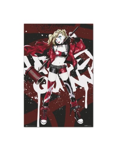 POSTER DC COMICS HARLEY QUINN ANIME