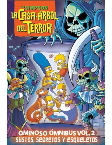 LOS SIMPSON LA CASA ARBOL DEL TERROR 2 OMINOSO OMNIBUS VOL. 2 SUSTOS, SECRETOS Y ESQUELETOS