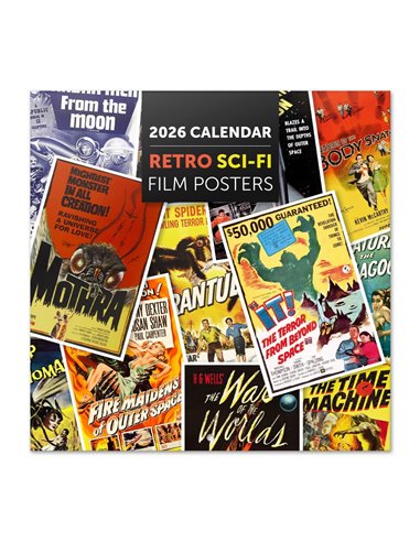 CALENDARIO 2026 30X30 CIENCIA FICCION RETRO