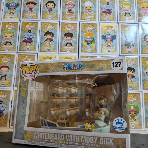 Funko Pop! Rides One Piece #127 - Whitebeard with Moby Dick (Funko Exclusive)