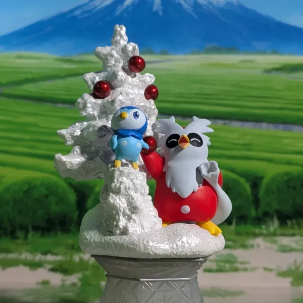 Re-Ment Pokémon - Tiplouf / Piplup & Cadoizo / Delibird - Diamond Dust