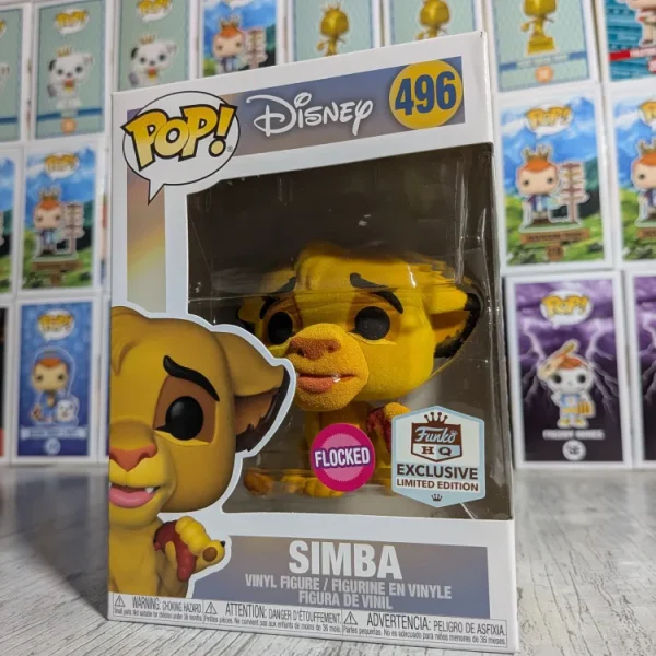 Funko Pop Disney The Lion King #496 - Simba (Flocked/HQE)