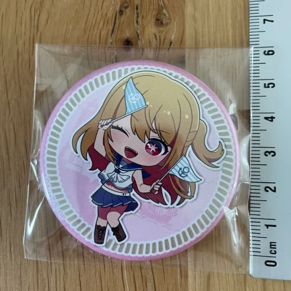 Oshi no Ko – Badge Ruby Hoshino Marine Look 5 cm Bandai Spirits
