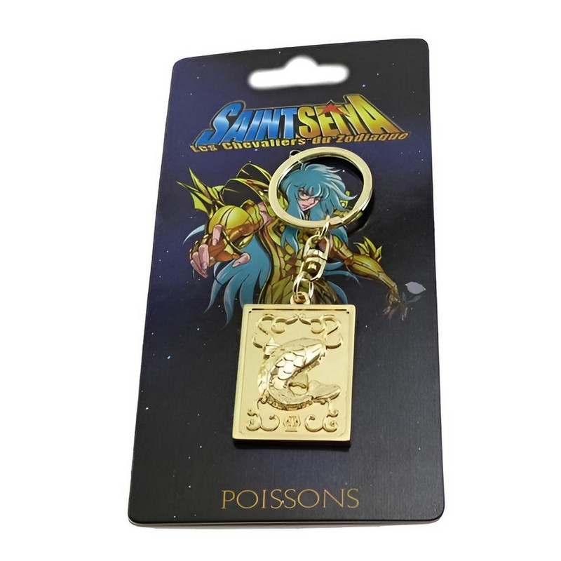 SAINT SEIYA Porte-Clés Or Poissons Métal Pandora Box
