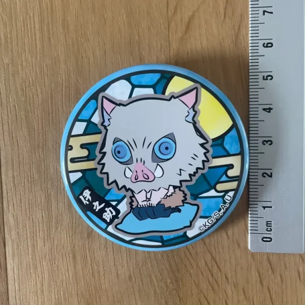 Demon Slayer – Badge Inosuke Hashibira Puchizabu B Box Banpresto 5 cm