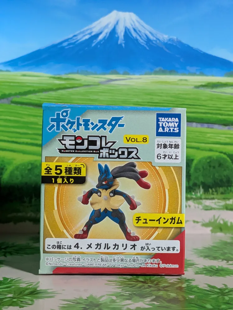 Takara Tomy Arts Moncolle Box Vol.8 - Méga-Lucario | Mega Lucario | Mega Lukario (~5cm)